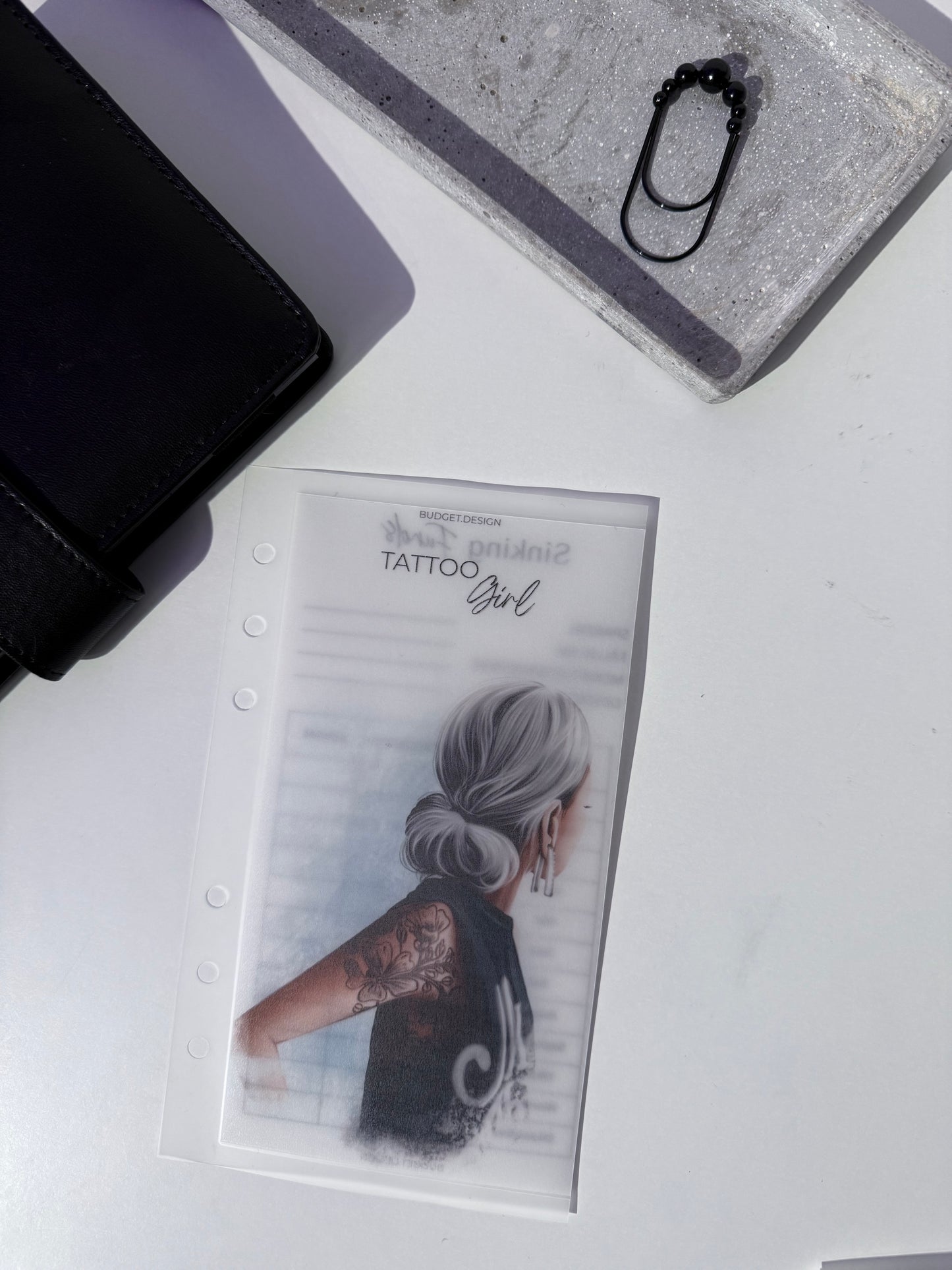 Sparchallenge Tattoo - mit Tracker - beliebiges Sparziel