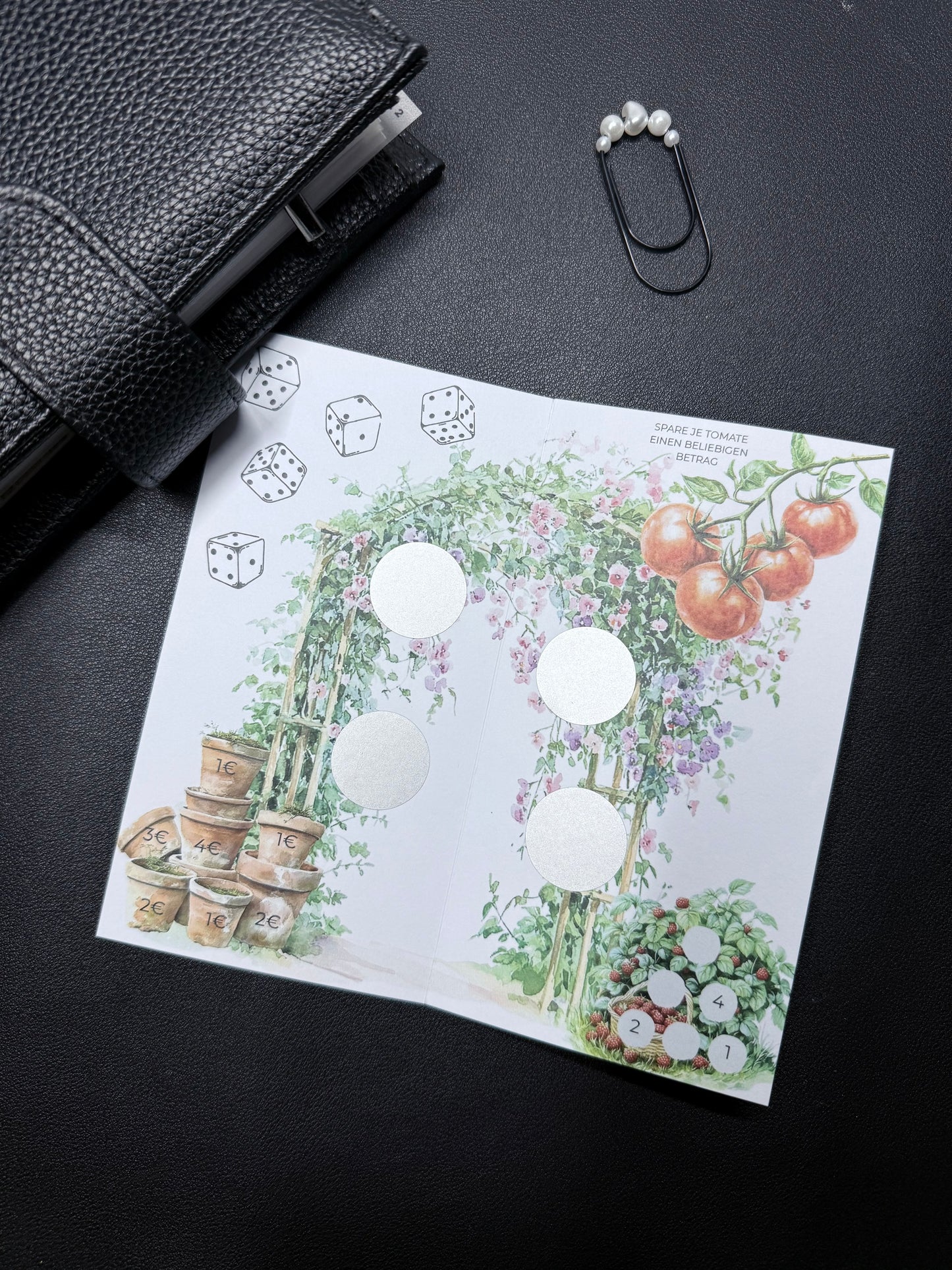 Bundle - Spar Umschläge mit Klappkarten Challenge | frosty design | beliebiges Sparziel