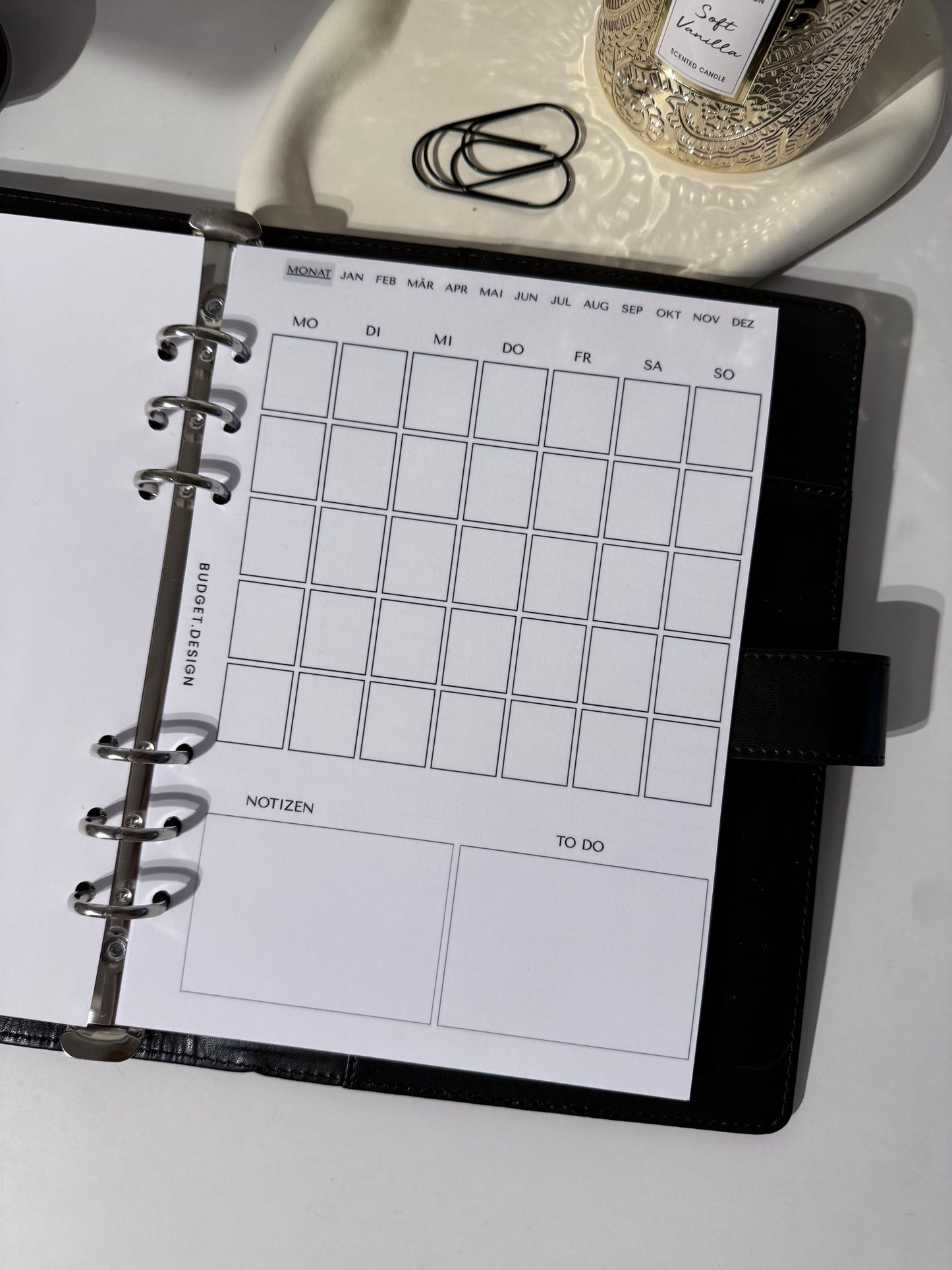 🌸 Budget Starterset „White Bloom“ – Für deinen stilvollen Finanz-Neustart 🌸