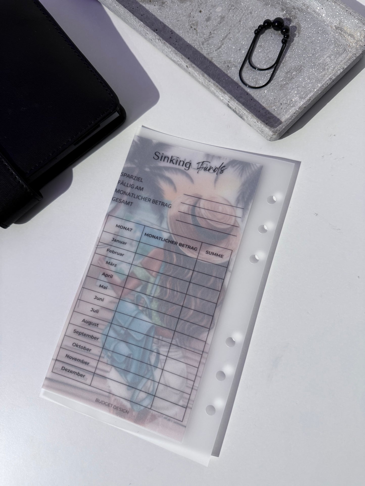 Sparchallenge Urlaub - mit Tracker - beliebiges Sparziel