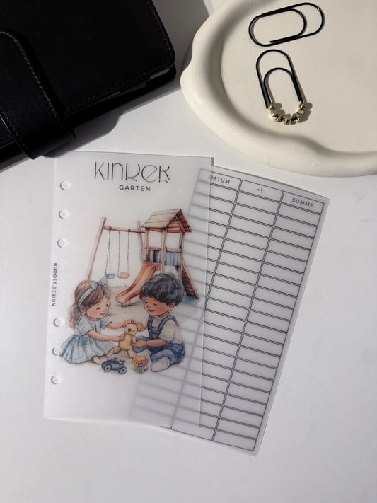 Sparchallenge Kindergarten - A6 zum einheften