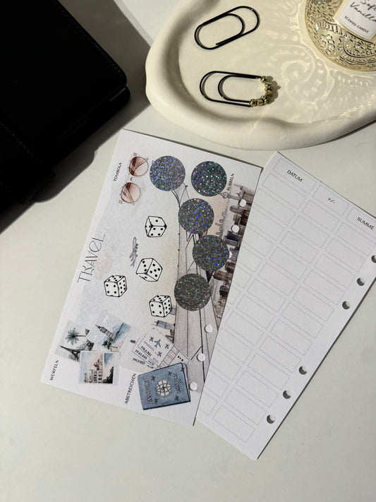 Sparchallenge - A6 zum einheften