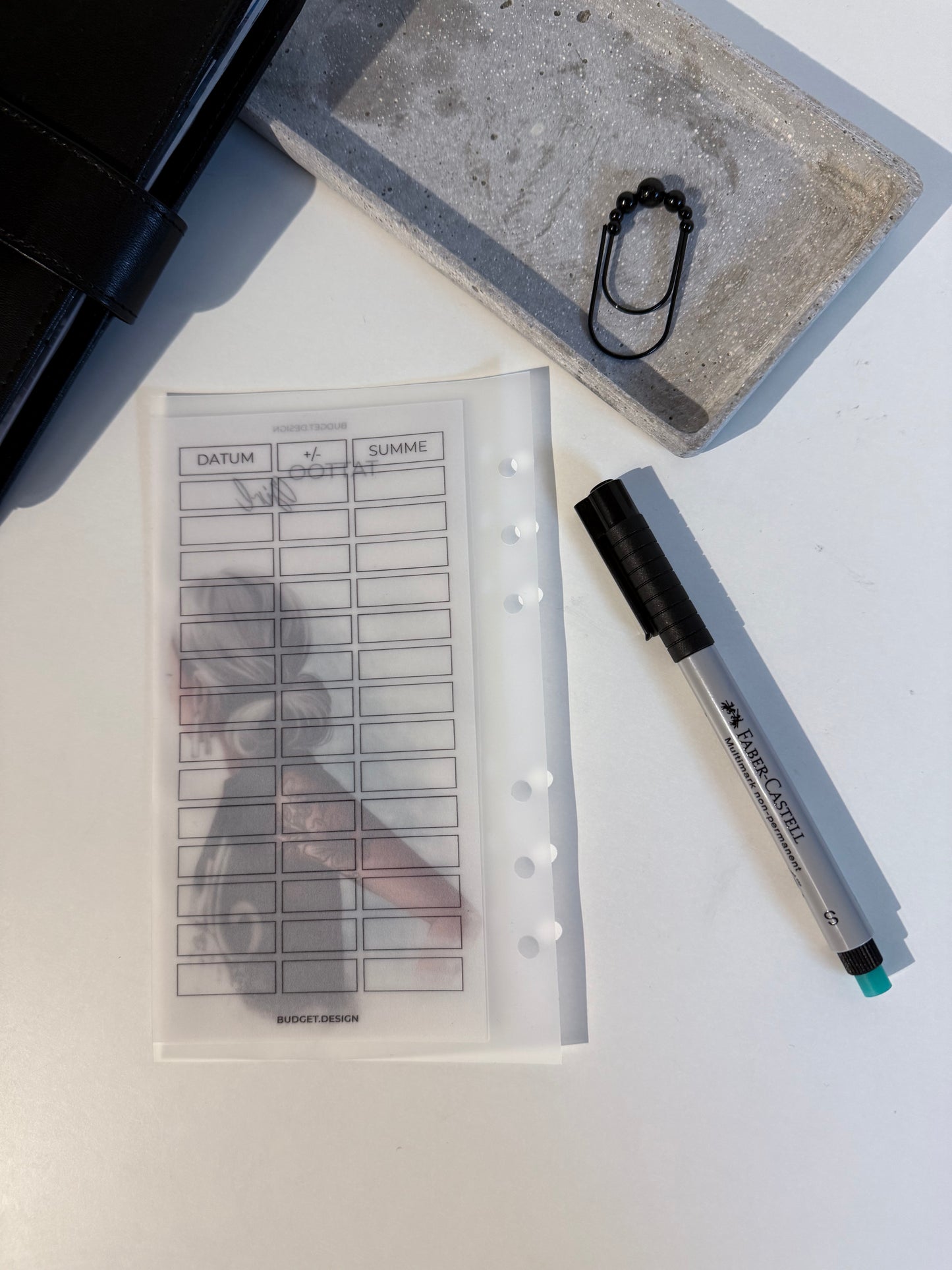 Sparchallenge Tattoo - mit Tracker - beliebiges Sparziel