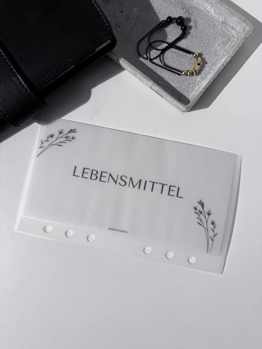 Budget Umschlag matt - Flower Clean