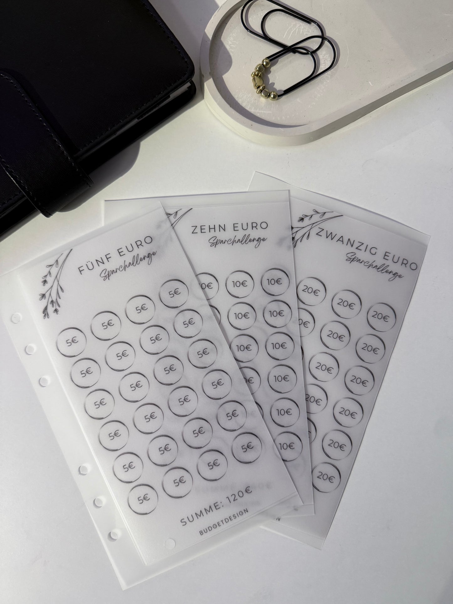 Sparchallenges 5€ 10€ & 20€ | Frosty Design