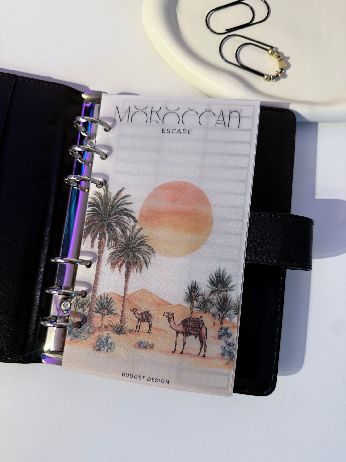 Sparchallenge Morroccan Escape - A6 zum einheften