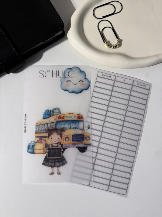 Sparchallenge Schule - A6 zum einheften