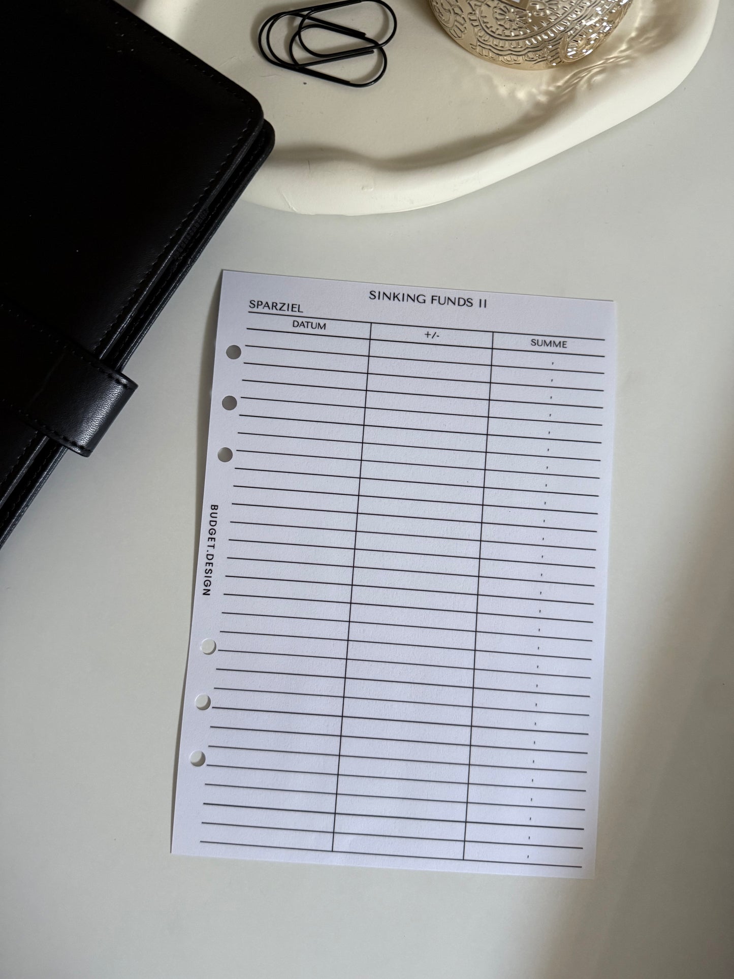 Finanzplaner Zusatzseiten | matt laminiert | A5