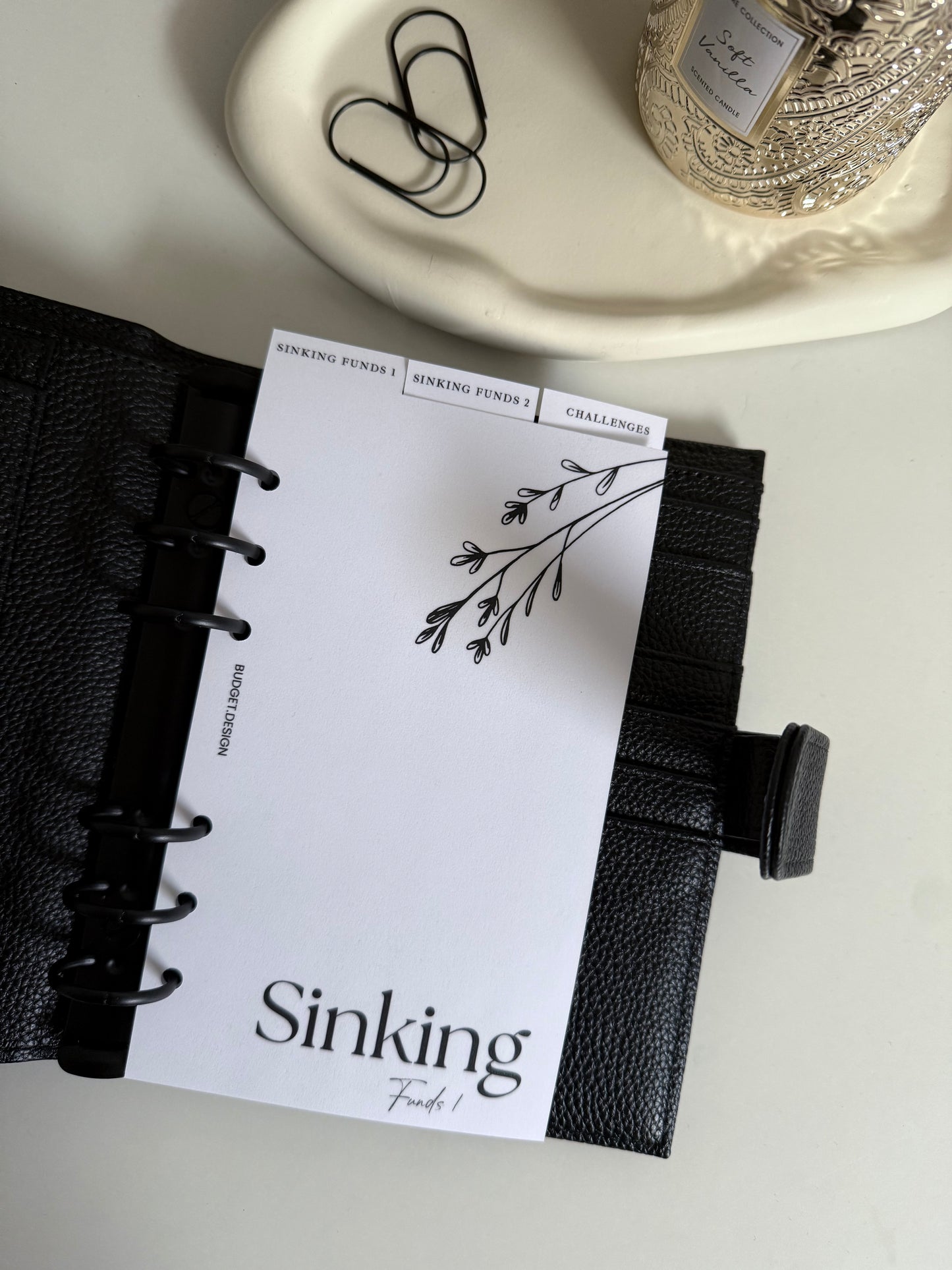 Register für deinen Budget Planer - Sinkingfunds und Challenges - A6