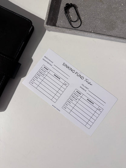Sinking Fund Tracker A6