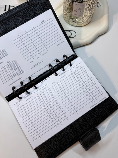 Finanzplaner | matt laminiert | A6