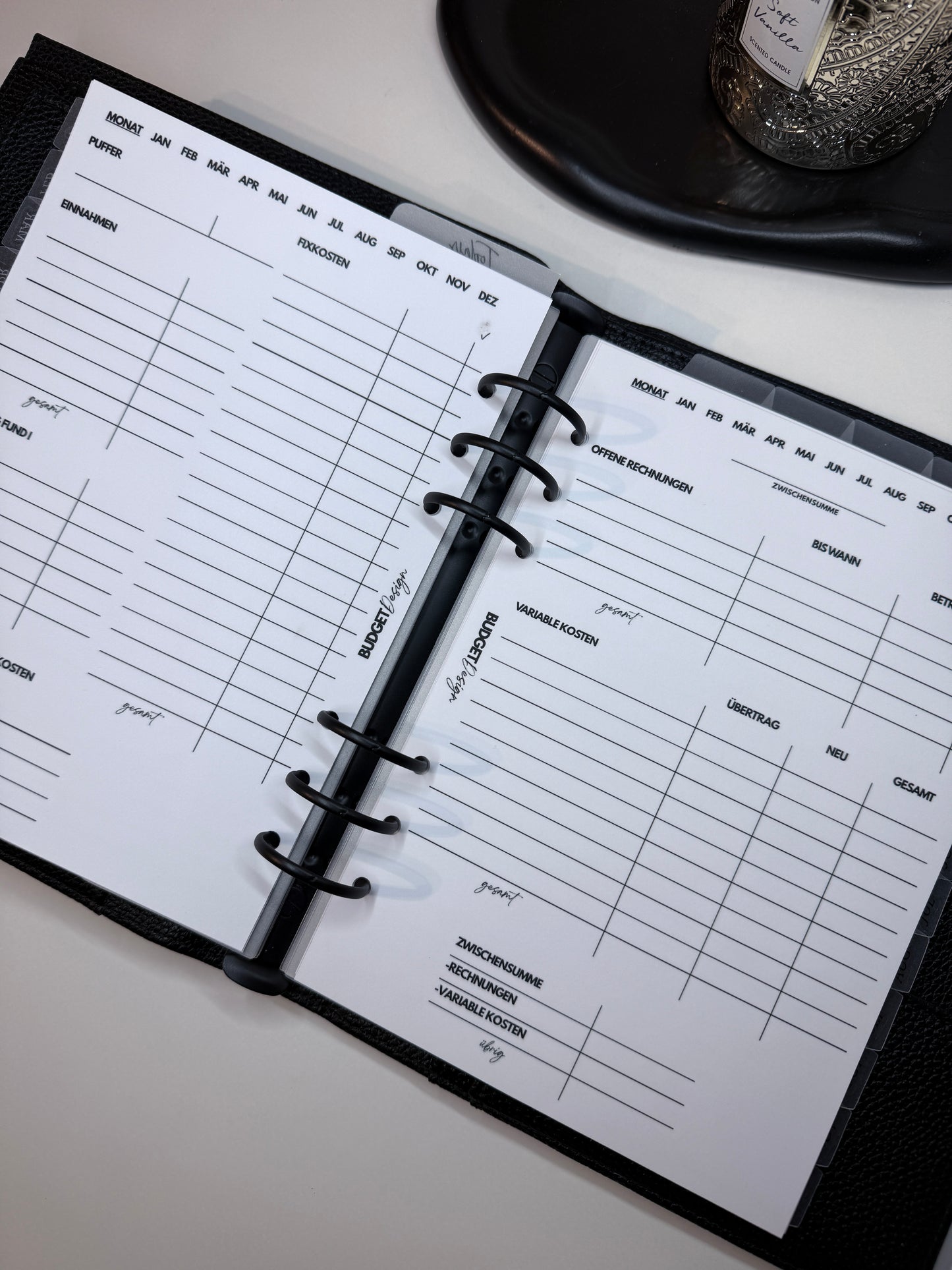 Finanzplaner Essence | matt laminiert | A5