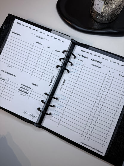 Finanzplaner Essence | matt laminiert | A5