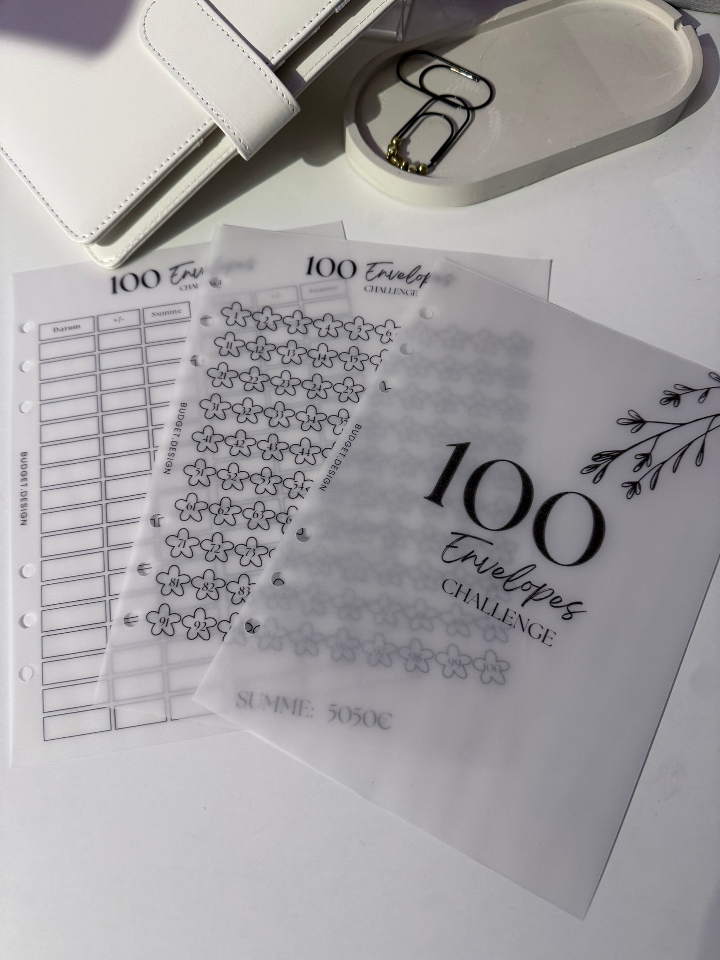 100 Envelopes Challenge | Frosty Design