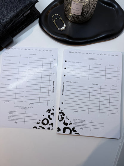 Finanzplaner undatiert | 12 Monate | A5