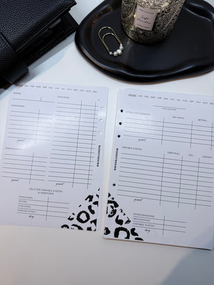 Finanzplaner undatiert | 12 Monate | A5