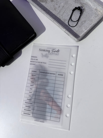 Sparchallenge Tattoo - mit Tracker - beliebiges Sparziel