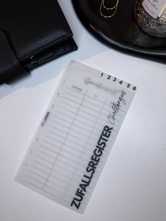 Register für Zufallschallenges - Essence