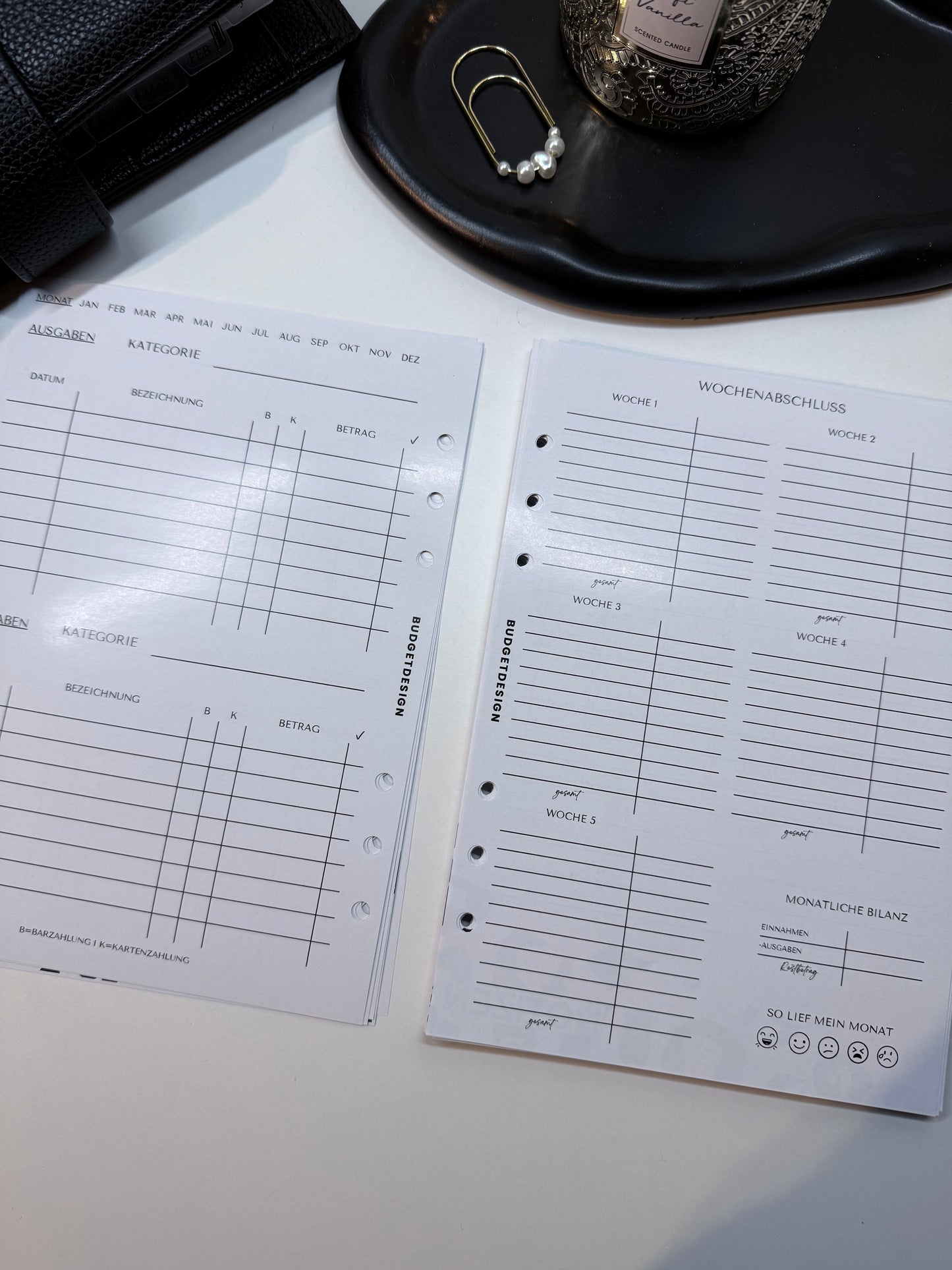 Finanzplaner undatiert | 12 Monate | A5