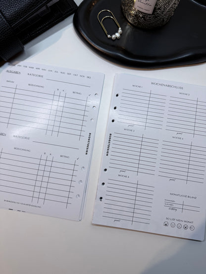 Finanzplaner undatiert | 12 Monate | A5