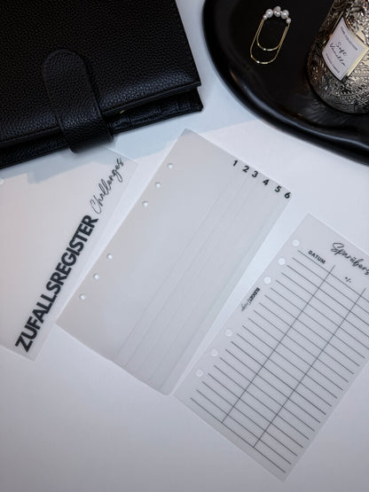 Register für Zufallschallenges - Essence