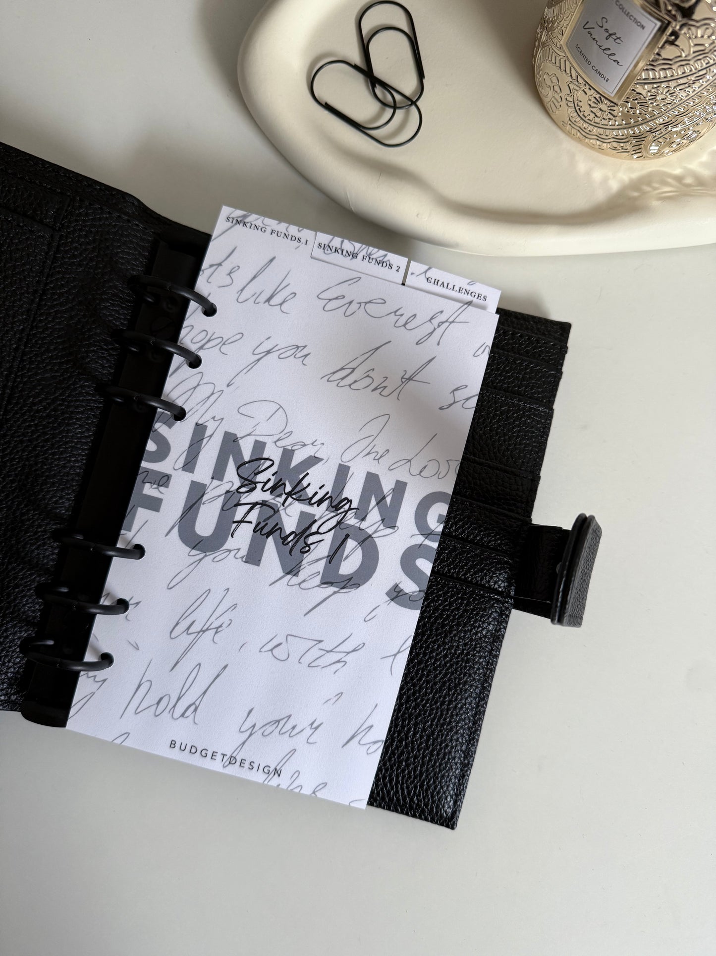 Register für deinen Budget Planer - Sinkingfunds und Challenges - A6