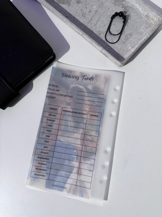 Sparchallenge Shopping - mit Tracker - beliebiges Sparziel