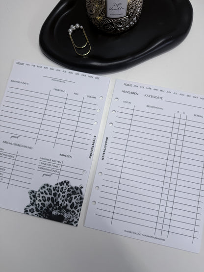 Finanzplaner Leo Flowers | matt laminiert | A5