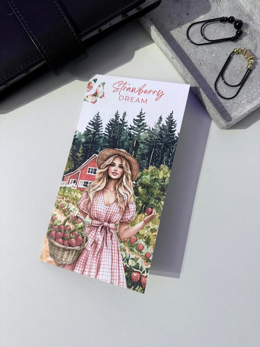 2er Klappkarte - Strawberry Dream