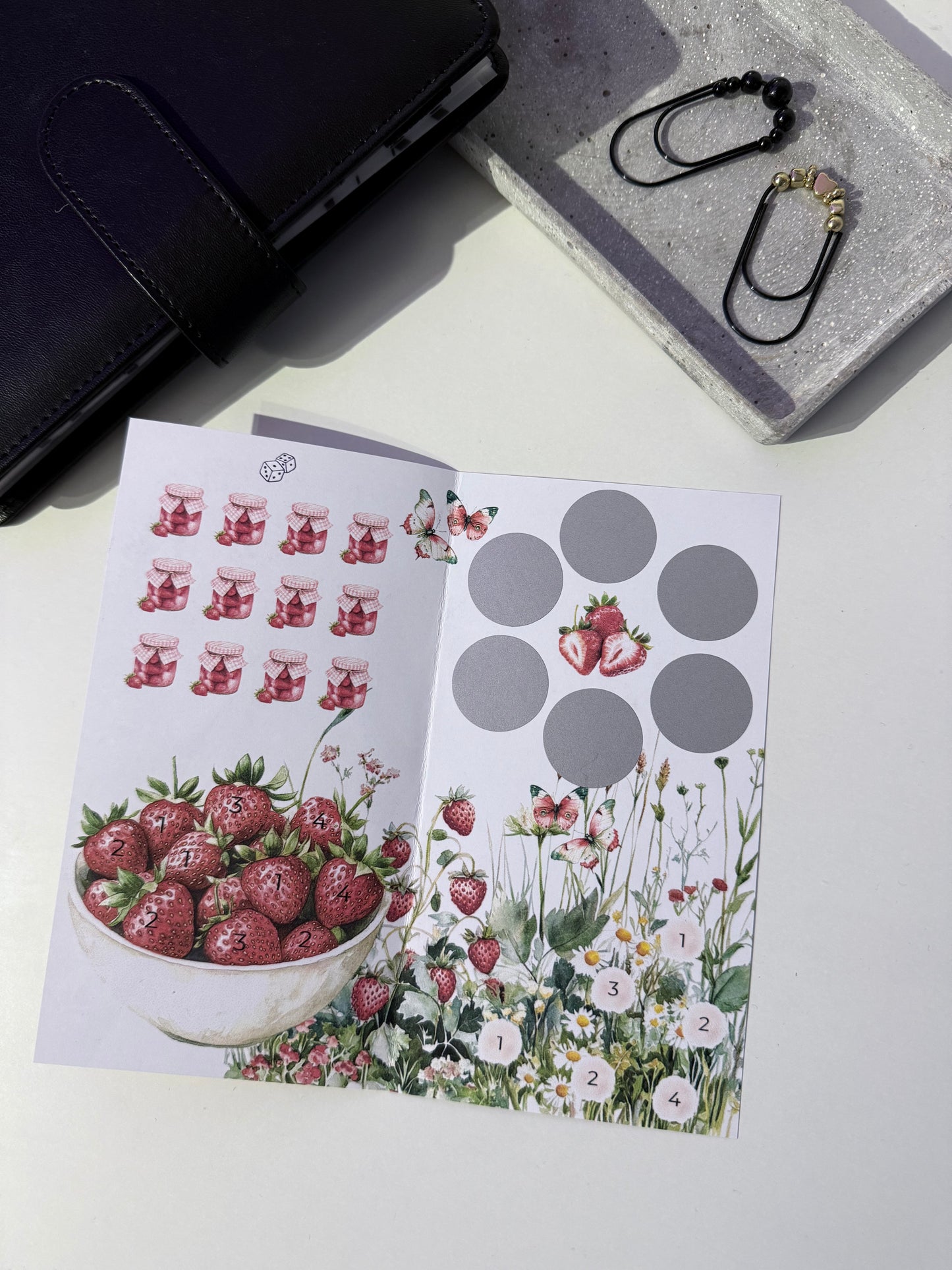 2er Klappkarte - Strawberry Dream