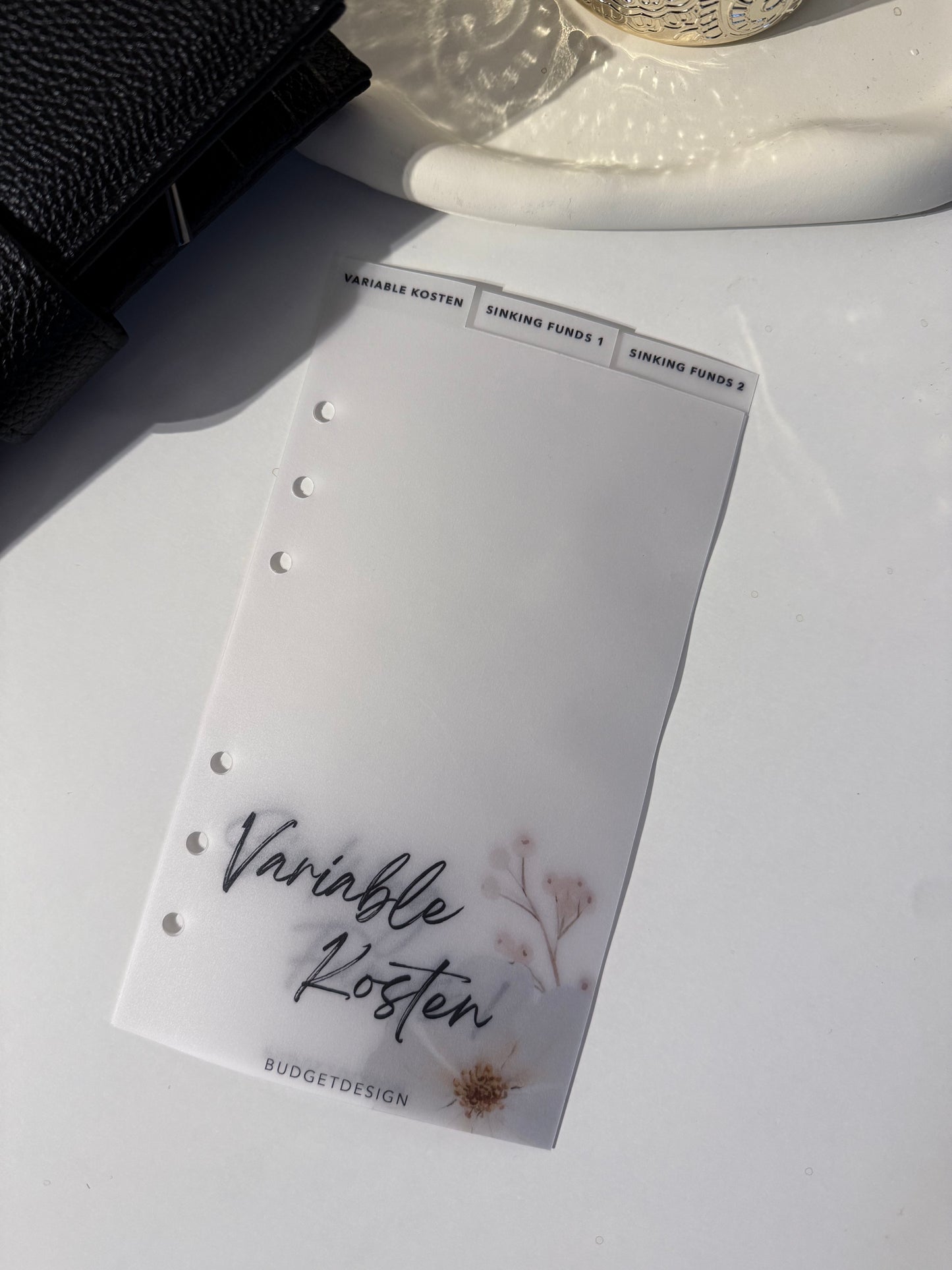🌸 Budget Starterset „White Bloom“ – Für deinen stilvollen Finanz-Neustart 🌸