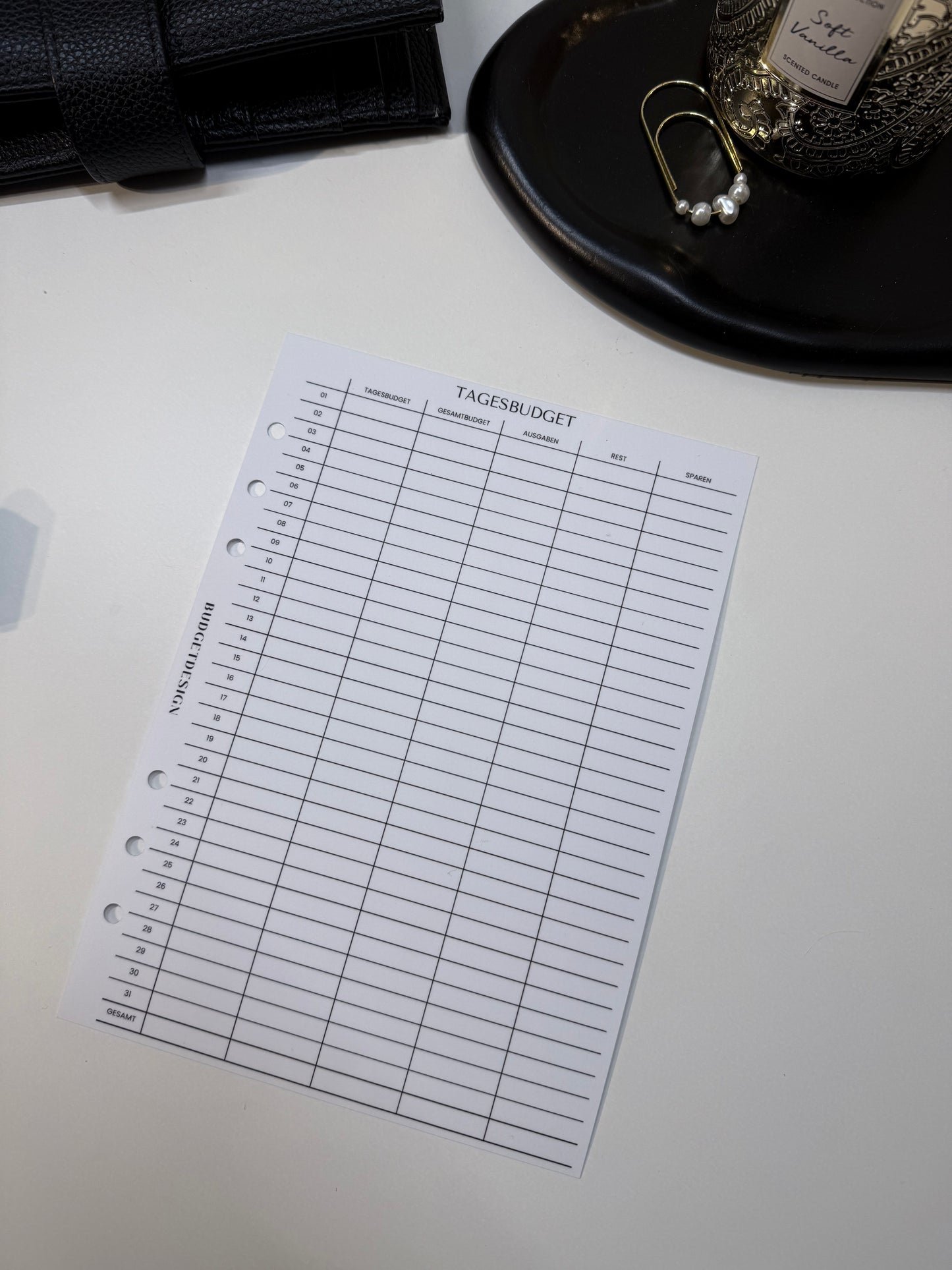 Finanzplaner Zusatzseiten | matt laminiert | A5