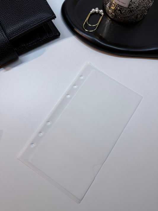 Budget Doppel Umschlag matt - blanko