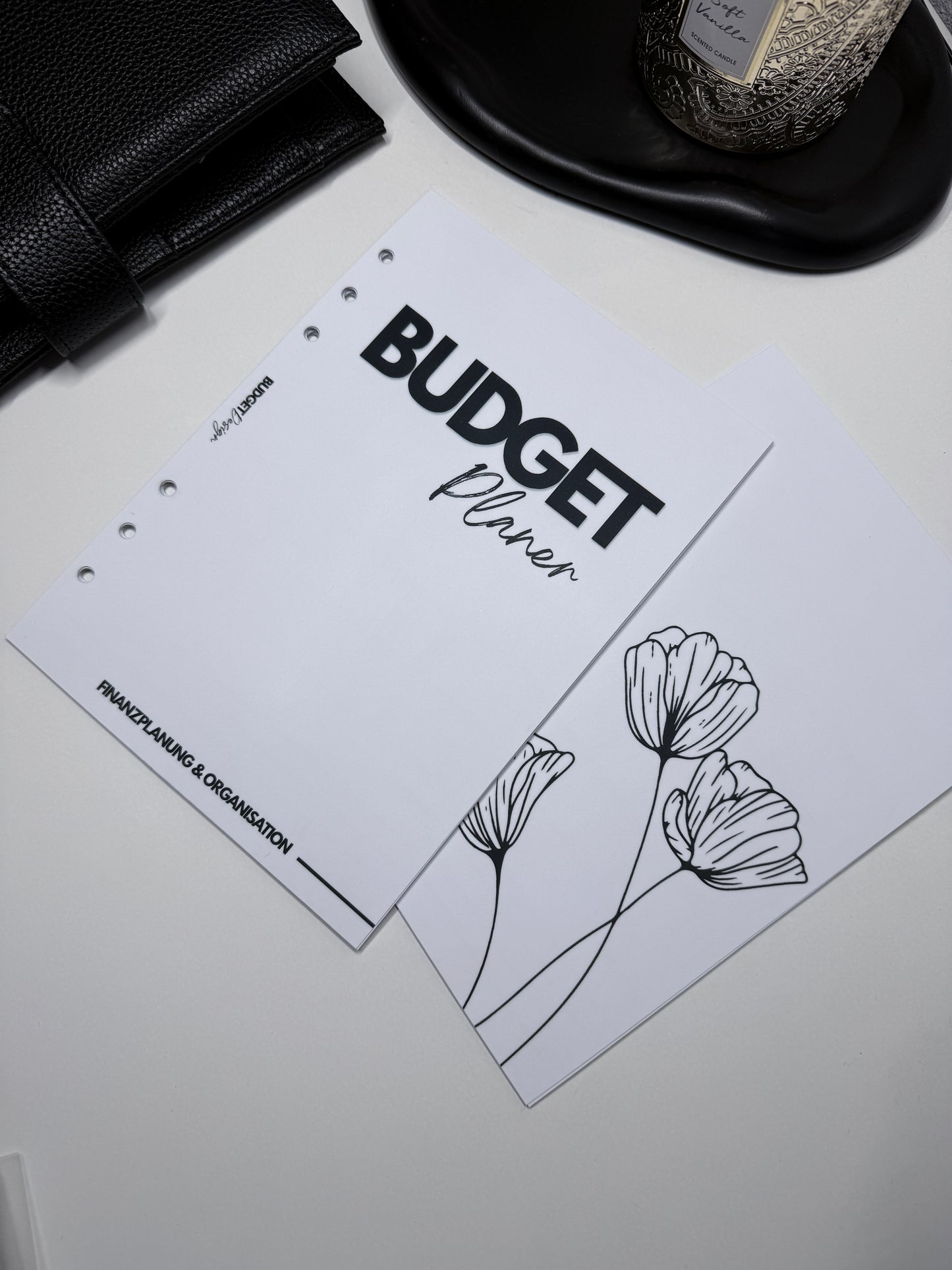 Budget Starter Set in A5 in Elegantem Schwarz