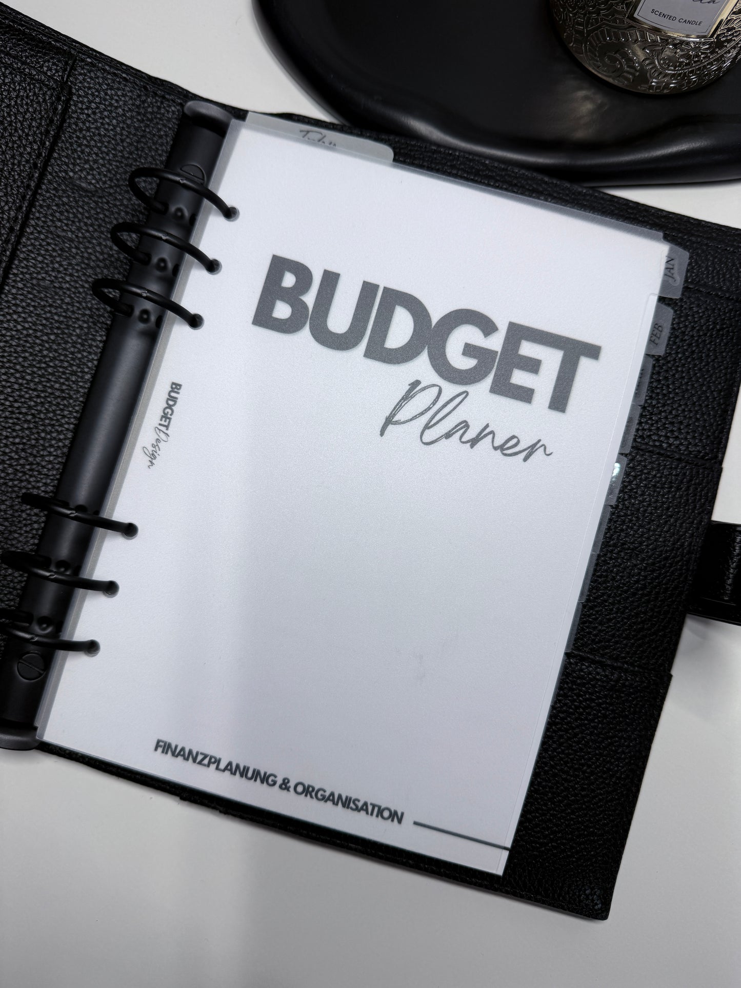 Budget Starter Set in A5 in Elegantem Schwarz
